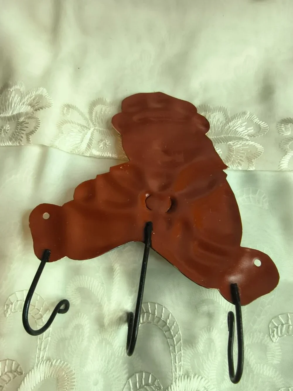Metal Sailor Bear 3 Hook Wall Decor